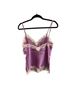 Gold Hawk 100% Silk Purple Sleeveless Top Size L - photo 2