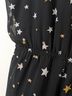 Lush 100% Polyester Stars Black White Jumpsuit Size M - photo 9