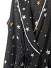 Lush 100% Polyester Stars Black White Jumpsuit Size M - photo 10