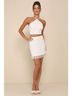 Lulus White Formal Skirt Size S - photo 4