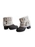 Muk Luks Solid Black Ivory Boots Size 7 - photo 1