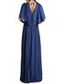 Halston Heritage 100% Polyester Solid Blue Cocktail Dress Size 2 - photo 2