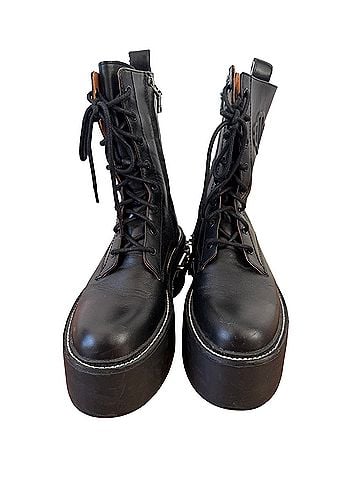 Maje combat Boots (view 1)