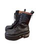 Maje 100% Calf Leather Black Boots Size 7 - photo 2