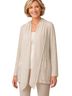 Chico's Color Block Marled Solid Tan Ivory Jacket Size XL - photo 1