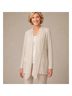Chico's Color Block Marled Solid Tan Ivory Jacket Size XL - photo 14