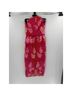 Elliatt 100% Polyester Floral Pink Cocktail Dress Size M - photo 4