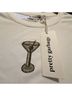 pretty garbage White Short Sleeve Blouse Size M - photo 3