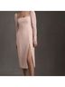 BHLDN 100% Polyester Pink Cocktail Dress Size 4 - photo 4
