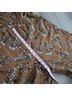 Elliatt 100% Polyester Floral Tan White Jumpsuit Size L - photo 6