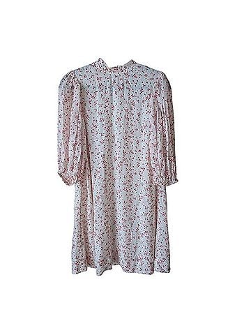 Ganni Floral Georgette Mini Casual Dress (view 1)