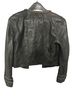 MICHAEL Michael Kors 100% Leather 100% Cotton Black Leather Jacket Size 2 - photo 2