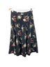 Alfred Dunner 100% Polyester Floral Black Multi Color Casual Skirt Size 8 - photo 1