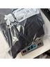 Coach 100% Cotton Black Trenchcoat Size M - photo 6