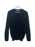 Neiman Marcus 100% Cashmere Solid Black Cashmere Pullover Sweater Size L - photo 1