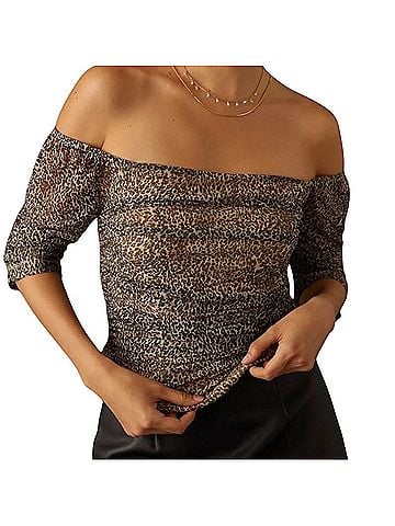 Anthropologie Brinda Short Sleeve Blouse (view 1)