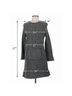 White + Warren Tweed Black White Wool Dress Size S - photo 10