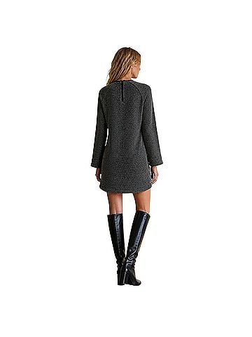 White + Warren Wool Dress (view 2)