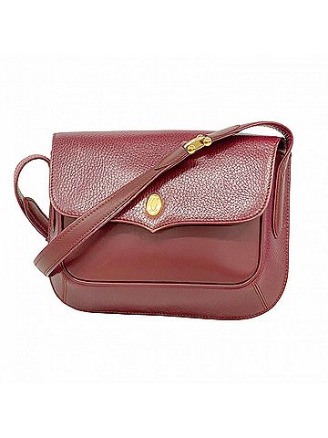 Cartier Cartier Must Shoulder Bag, Leather, Bordeaux, Women's (view 1)
