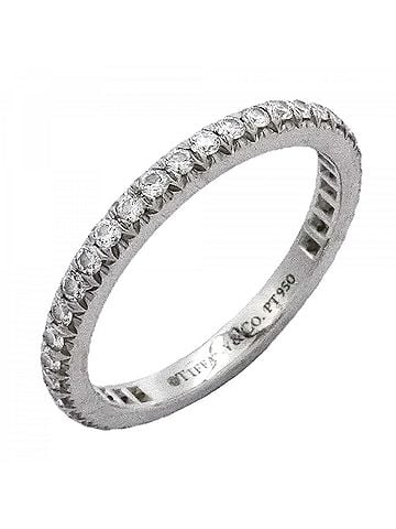 Tiffany & Co. Tiffany & Co. Soleste Full Eternity Ring, Pt950 Platinum, Diamond, Women's (view 1)