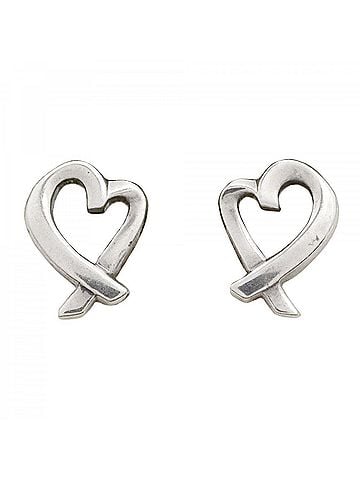 Tiffany & Co. Tiffany & Co. Loving Heart Sterling Silver Earrings for Women (view 1)