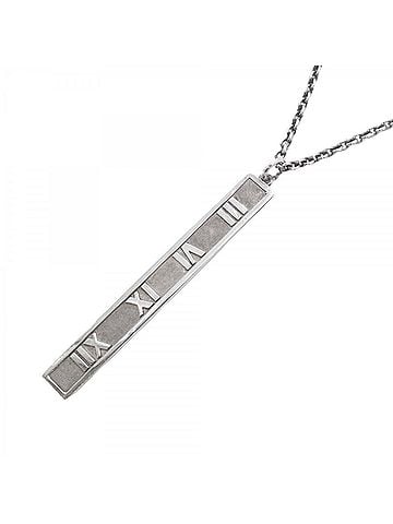 Tiffany & Co. Tiffany & Co. Atlas Bar Necklace, Sterling Silver 925, Women's (view 1)
