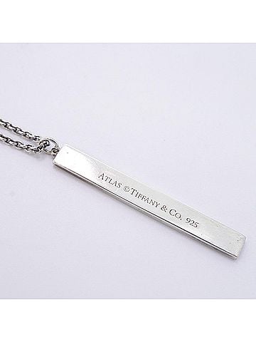 Tiffany & Co. Tiffany & Co. Atlas Bar Necklace, Sterling Silver 925, Women's (view 2)