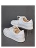 AGL 100% Leather Solid White Sneakers Size 8 1/2 - photo 6