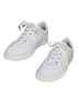 AGL 100% Leather Solid White Sneakers Size 8 1/2 - photo 1