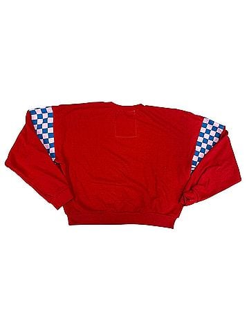 Aviator Nation Check Relaxed Crewneck Jacket (view 2)