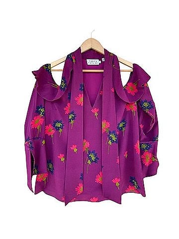 Tanya Taylor Adriene 3/4 Sleeve T-Shirt (view 1)