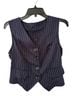Shein Stripes Blue Sleeveless Blouse Size S - photo 1