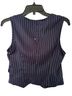 Shein Stripes Blue Sleeveless Blouse Size S - photo 2