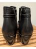 Clarks 100% Leather Black Ankle Boots Size 9 1/2 - photo 4