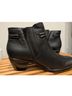 Clarks 100% Leather Black Ankle Boots Size 9 1/2 - photo 5