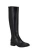 Nine West 100% Leather Black Boots Size 5 1/2 - photo 1