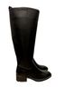 Nine West 100% Leather Black Boots Size 5 1/2 - photo 2