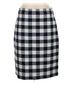 J.Crew Checkered-gingham Blue White Casual Skirt Size 2 - photo 1