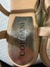 Cordani 100% Leather Gold Wedges Size EU 38 - photo 3