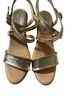 Cordani 100% Leather Gold Wedges Size EU 38 - photo 1