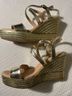 Cordani 100% Leather Gold Wedges Size EU 38 - photo 5