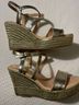Cordani 100% Leather Gold Wedges Size EU 38 - photo 4