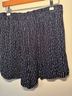 Ett:Twa 100% Viscose Polka Dots Blue White Shorts Size M - photo 5