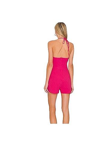 SNDYS. Cut-Out Front Cotton Boat Romper Romper (view 2)