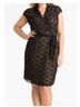 Alex Evenings 40% Polyester 5% Spandex 100% Polyester Black Tan Cocktail Dress Size 20 - photo 3