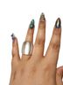 Alexis Bittar 100% Plastic White Gloves Size 8 - photo 1