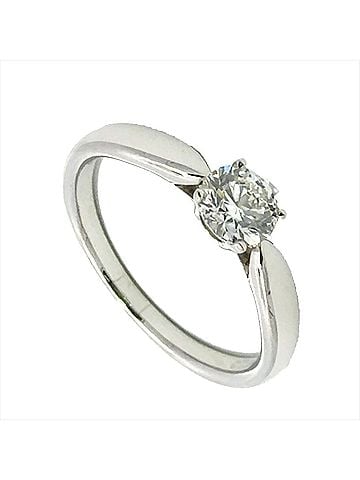 Tiffany & Co. Tiffany & Co. Harmony Solitaire Ring, Diamond 0.37ct, Approx. 3.3g, Platinum 950, I VVS1 Clarity, 3EX, Women's. (view 1)