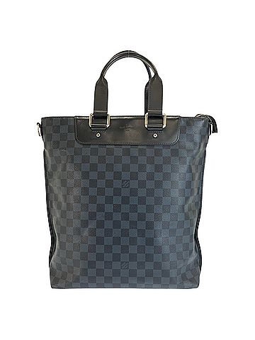 Louis Vuitton LOUIS VUITTON Damier Cobalt Cabas Jour Navy Black Silver Hardware Leather N42223 Business Bag Tote for Men (view 1)