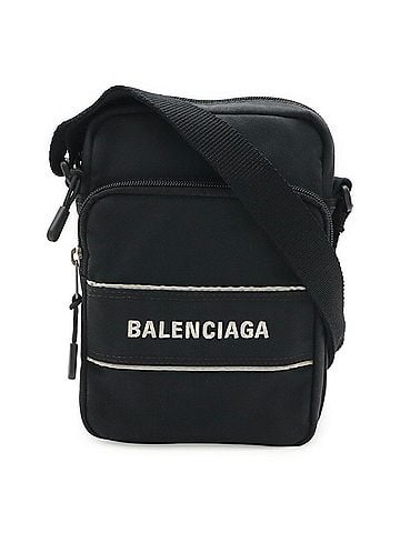 Balenciaga BALENCIAGA Sport Handbag S Shoulder Bag Pouch Nylon Canvas Black 638657 (view 1)
