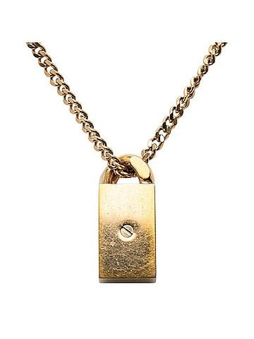 Chanel Chanel Coco Mark Necklace, Gold Plated, Rhinestones, Women's CHANEL (view 2)